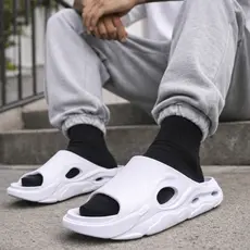 Chinelos Nuvem Runner Masculino Leve Confortável Slide Massageador