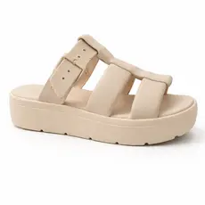 Sandália  Flatform Plataforma Pump Com Ajuste Tendencia Tamanco Confortável