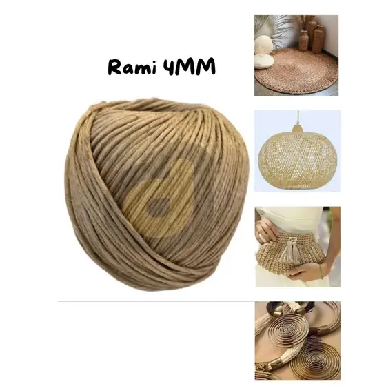 Fio Barbante Rami 4mm até 130 metros artesanatos, decorações, convites, festas, tapetes, lustres