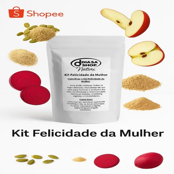 Kit Felicidade da Mulher 100% Puro e Natural até 1kg