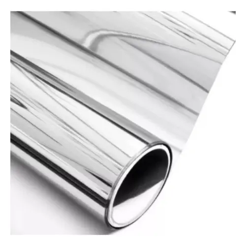 Insulfilm Prata Espelhado 0,75x8,5m Automotivo E Residencial