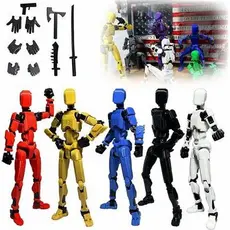 Boneco Dummy 13 - Boneco Articulado Action Figure Brinquedo Educativo + Acessórios