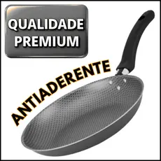Frigideira Francesa Teflon Antiaderente Cinza 22cm Alta Qualidade e Design Moderno