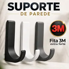 Suporte Gancho Moderno Adesivo Extra Forte de Parede Para Toalhas e Acessorios