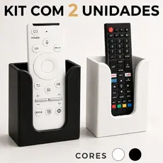 Suporte Para Controle Remoto Universal  De Parede Com Dupla Face