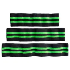 Kit 3 Hip Bands Elastico Forte - Faixas Elastica - Mini Band de Três Intensidades Confortavel