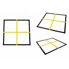 Escada de Agilidade Quadrada de 80x80 Treino Funcional Futebol Coordenação Motora Nylon Reforçado Fitness Pro