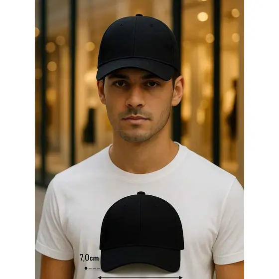 Boné Gaberdine Sport Branco Masculino/Feminino Aba Curva Conforto e Qualidade Premium