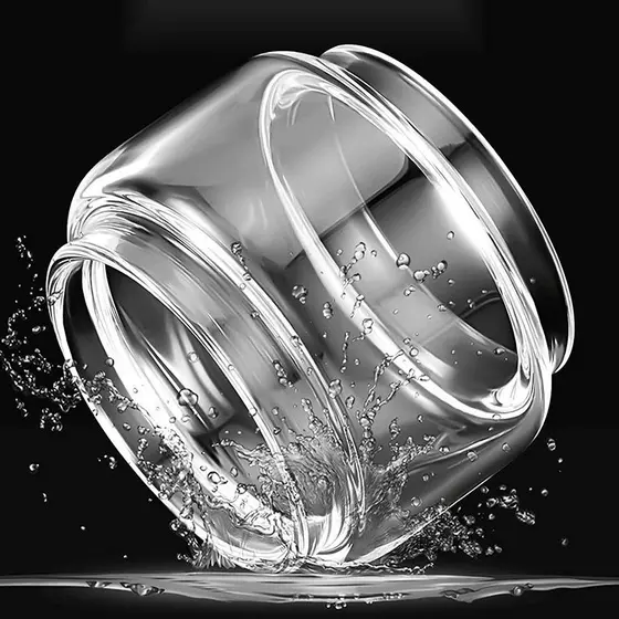 Vidro Vaso Tubo Tanque  bolha SOLO+ estilo bolha (bubble glass) Reposição