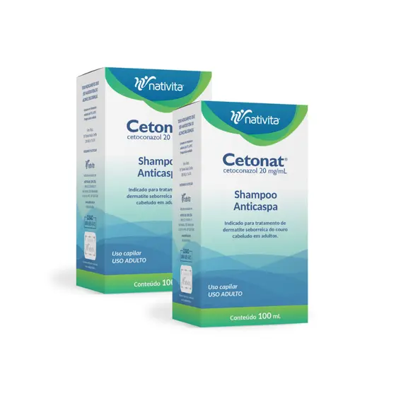 Kit 2x Shampoo Anticaspa Uso Diário – Limpeza do Couro Cabeludo 100ml