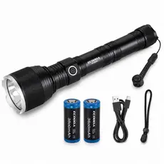 Lanterna Tatica Led P-90 Ecooda Recarregável Zoom Super Potente Mais Forte do Mercado Recarregavel Zoom Bateria T9