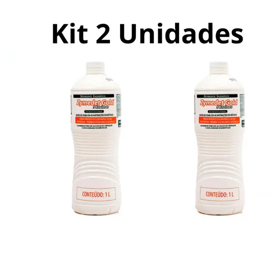 Kit 2 Unidades Detergente Enzimático Zymedet Prolink 5 Enzimas - Limpeza de Instrumentos