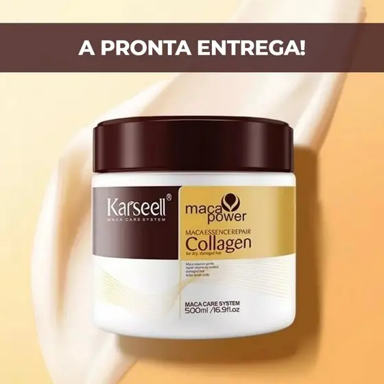 Karseell Collagen Tratamento Capilar 500g Original de Alta Qualidade..