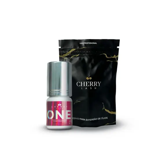 Cherry Lash One Advance Black Glue 3ml para extensão de cílios cor preto