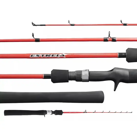 VARA PARA CARRETILHA MACIÇA MARINE ESTRELA EJF-C562M 1.68M 10-20LB - 2 PARTES