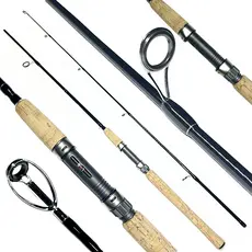 VARA PARA MOLINETE LUMIS INFINITY BLACK 6'0" (1.83M) - 8-20LB - CARBONO IM6 - 2 PARTES