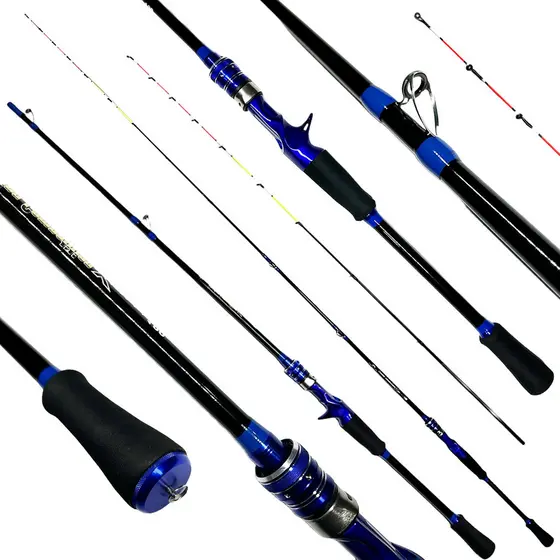 VARA PARA CARRETILHA ULTRALIGHT CMIK FISHING COMPETITION 1.80M AZUL - 2-6LB - 2 PARTES