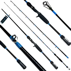 VARA PARA CARRETILHA PLUSFISH SPIN BC562MH 5'6" (1.68M) 10-20LB - AZUL - 2 PARTES