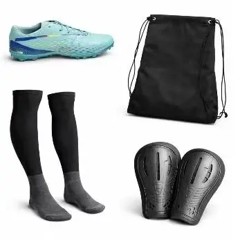 Kit Futebol Completo Chuteira + Meião + Caneleira + Porta Chuteira Adulto Treino Jogo Oferta