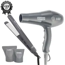 Kit Profissional Secador Storm Titanium + Chapinha Neo Titanium 450°F Lizz Pro