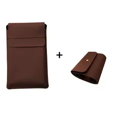 Case para Notebook mais Porta Carregador Marrom