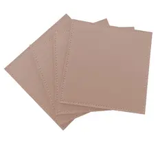 Kit Porta Copo em Couro Sintético Nude