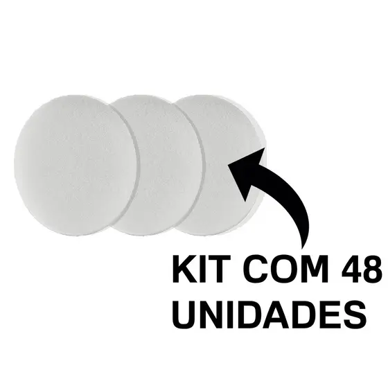 Kit 48 Absorvente Reutilizável Lavável Protetor Seio Amamentação Conforto Gestante Lactante