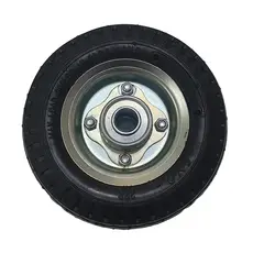 Pneu Completo C/ Roda E Camara Reforçado 6x2 Rolamento 5/8" Carrinho Carga