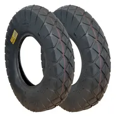 Par Pneus 4.00/4.80-8 P/carrinho Carga 6 Lonas Reforçado