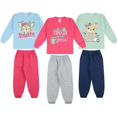 Kit 6 Peças Infantil Menina Juvenil 1 ao 14 - Roupa Infantil Juvenil Inverno