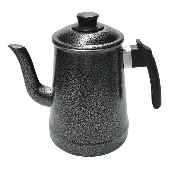 Bule Fervedor Caneco Preto Café Chá 1,5 L Alumínio