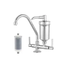 Torneira com Filtro Bancada Bica Móvel Cozinha Gourmet Mesa 1/4 de Volta com Refil
