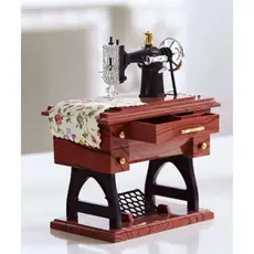 Caixa Musical Mesa de Costura para Decoração