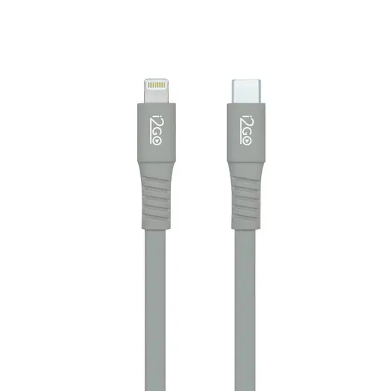 Cabo USB-C para Lightning i2GO Rápido Resistente 1,2 metros iPhone 5 até iPhone 14