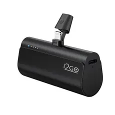 Carregador Portatil Power Bank Pocket i2GO 5000mAh Lightning iPhone 5 até 14 Sem Fio Rápido e Leve