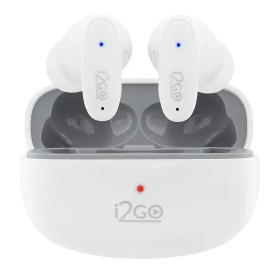 Fone de Ouvido Bluetooth Sem Fio Air Buds 400 i2GO Até 48h Bateria