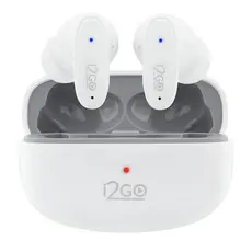 Fone de Ouvido Bluetooth Sem Fio Air Buds 400 i2GO Até 48h Bateria