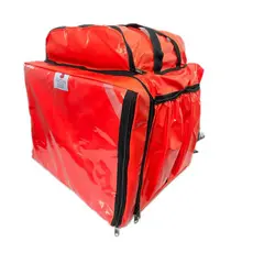 Bag mochila motoboy 100% em lona impermeável sem isopor