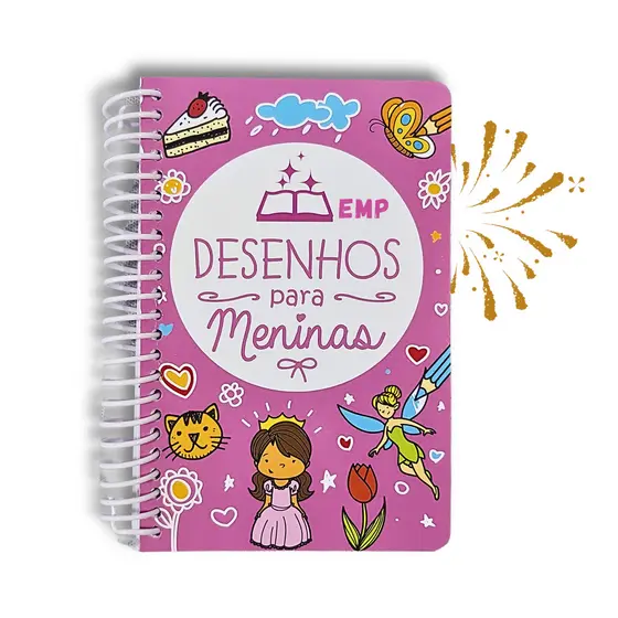 Livro Infantil de Desenhos para Meninas - Espiral