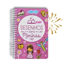 Livro Infantil de Desenhos para Meninas - Espiral