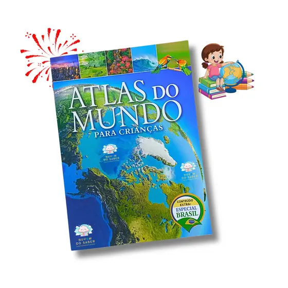 Livro Infantil Atlas do Mundo para Crianças