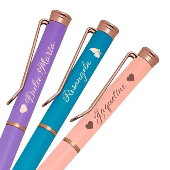 Caneta Metal Personalizada c/ nome, frase ou logo