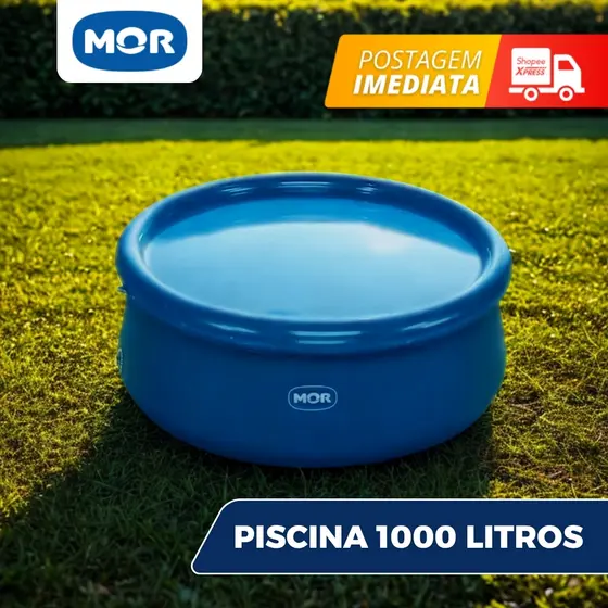 Piscina Infantil Inflável Splash Fun Mor 1000 litros Redonda com kit reparo Piscina adulto e criança