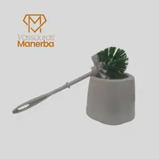 1 ESCOVA SANITARIA COM SUPORTE GRANDE PARA LIMPEZA VASO SANITARIO (WC)