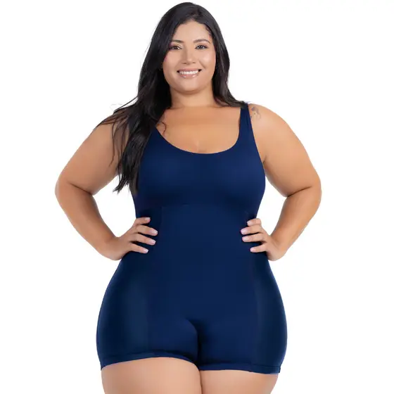 Maiô Plus Size Natação Hidroginástica Feminino Alças Confortáveis Com Forro Interno Envio 24h