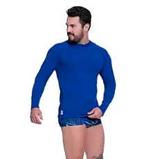 Camisa Proteção Solar UV50+ Masculina Moda Praia Corrida Treino Poliamida