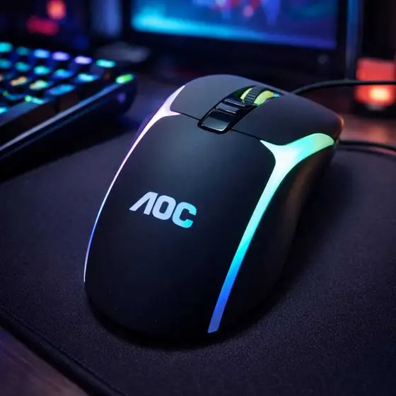 Mouse Gamer RGB 7200 DPI ILUMINAÇÂO LED