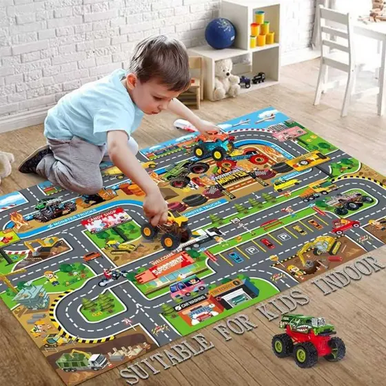 Conjunto Carrinho com Tapete e Acessórios atividades infantil