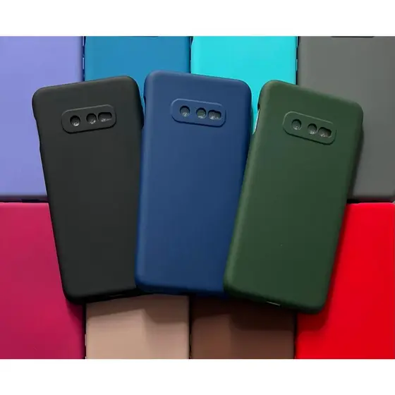 Capa para Samsung Galaxy S10e / Capa + Pelicula ceramica ou So 1 Capinha Aveludada Case