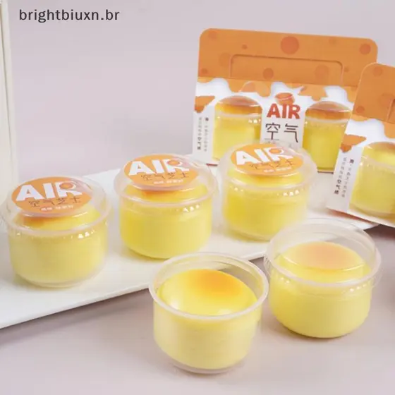 Pão De Queijo Recuperação Lenta Brinquedo Fidget Macio Sensorial Para Ansiedade Tdah Crianças Adultos Escritório Alívio